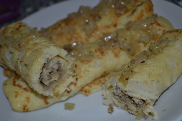 Karfiolové palacinky s hovädzou pečienkou (fotorecept) - obrázok 14