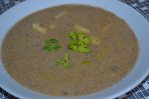 Šampiňónová hustá polievka (fotorecept) - obrázok 10