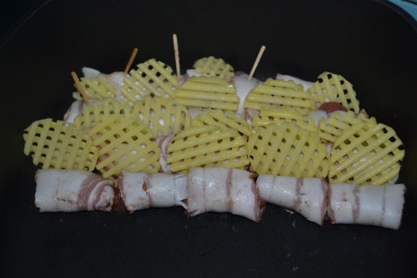 Kuracie pečienky v anglickej slanine - obrázok 5