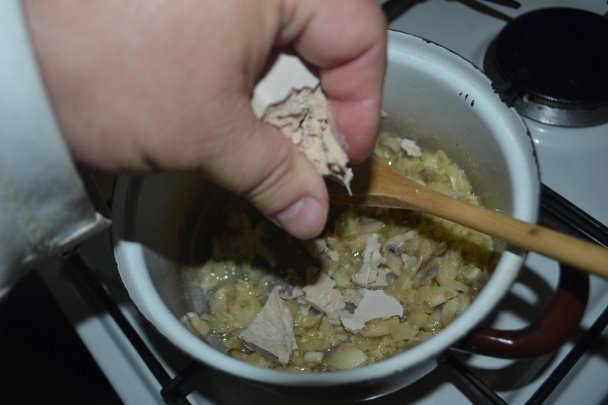 Drožďovo-šampiňónová praženica (fotorecept) - obrázok 3