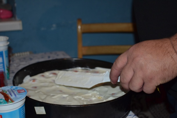 Piškótovo-smotanová „torta“ - nepečená (fotorecept) - obrázok 5