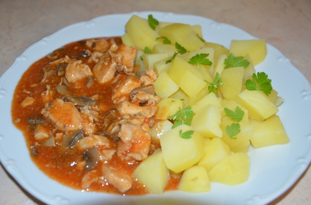 Kuracie prsia na šampiňónoch (fotorecept) - obrázok 5