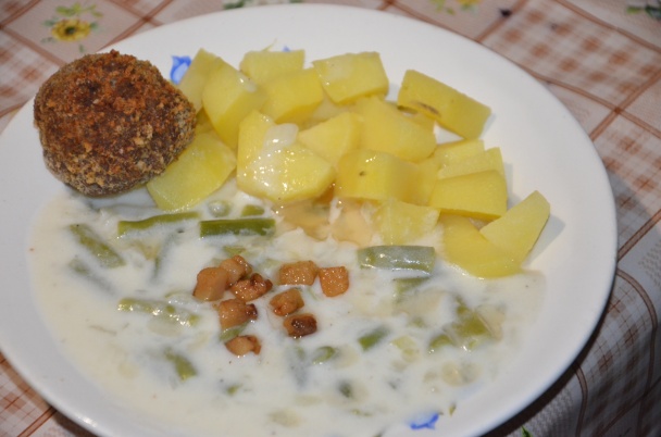 Fašírky s omáčkou s fazuľovými strukmi (fotorecept) - obrázok 5