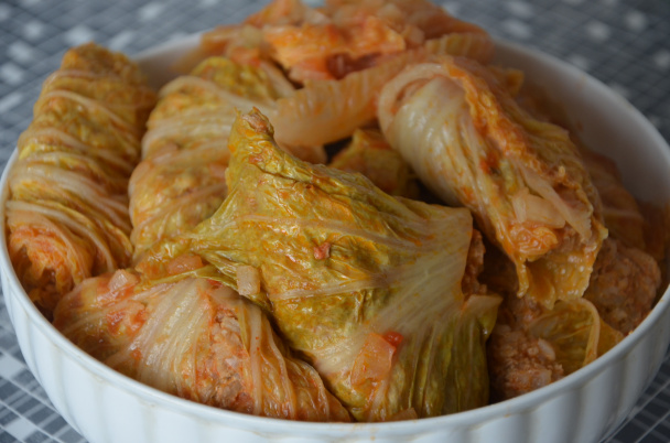 Plnené listy pekinskej kapusty (fotorecept) - obrázok 5