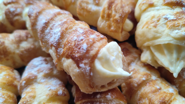 Šamróny (šamrole) z kupovaného lístkového cesta (fotorecept) - obrázok 5