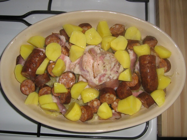 Gazdovská pochúťka na kapuste  - obrázok 2