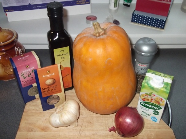 Tekvicovo - sójová krémová polievka (fotorecept) - obrázok 1