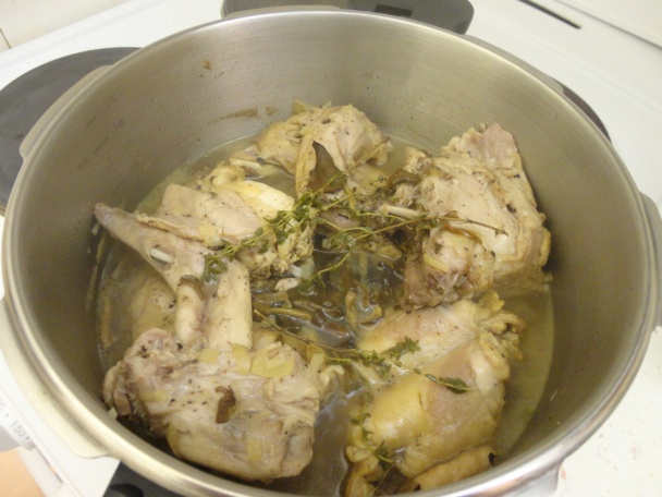 Králik na bielom víne (fotorecept) - obrázok 5