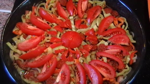 Nedeľná vaječno - zeleninová raňajková torta (fotorecept) - obrázok 1