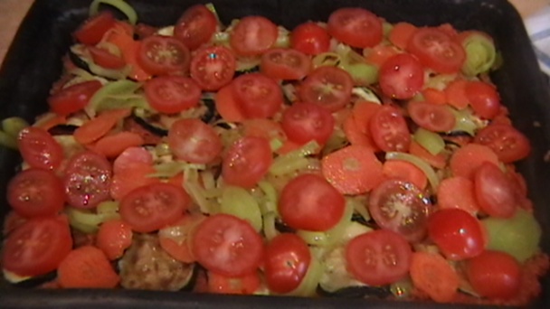 Špenátové lasagne so sójovým mäsom a zeleninou (fotorecept) - obrázok 9