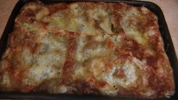 Špenátové lasagne so sójovým mäsom a zeleninou (fotorecept) - obrázok 11