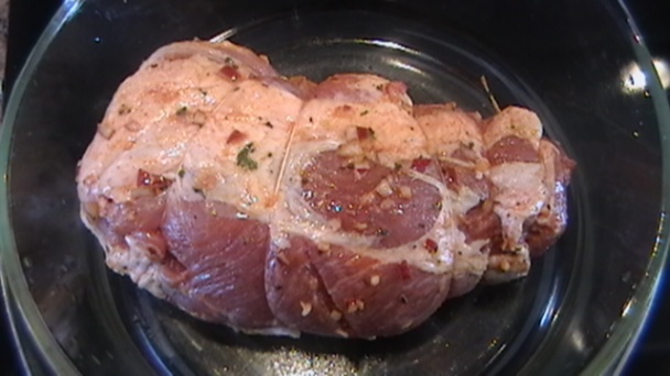 Krkovička s cibuľovým pestom a grilovanou zeleninou (fotorecept) - obrázok 2