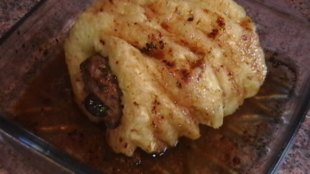 Ananás plnený panenkou so sušenými slivkami (fotorecept) - obrázok 9