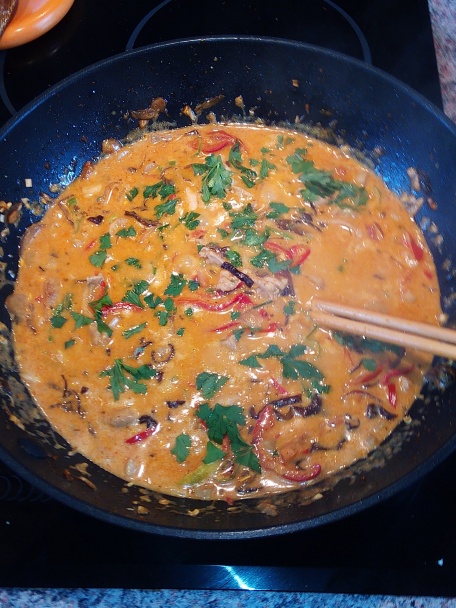 Thajské kuracie červené karí - obrázok 4