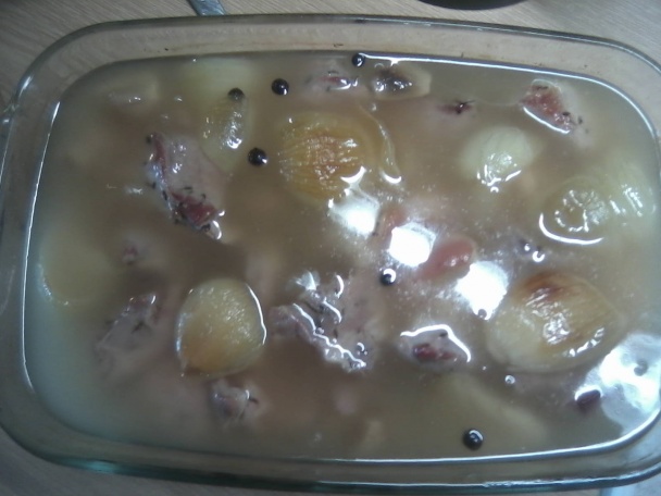 Konfitované bravčové pliecko s kapustovými knedličkami (fotorecept) - obrázok 7