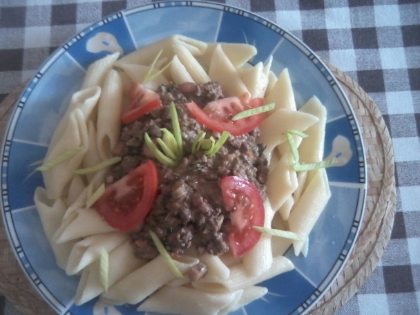 Penne s omáčkou z kuracej pečienky (fotorecept) - obrázok 11