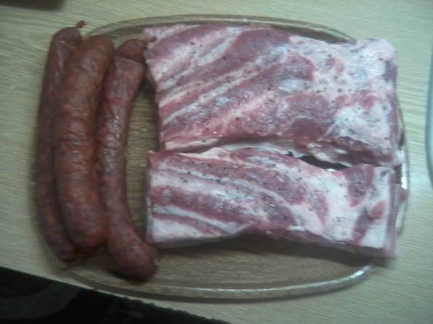 Seriál na pokračovanie - diel VI. Konfitovaný paprikový bôčik plnený klobásou (fotorecept) - obrázok 2