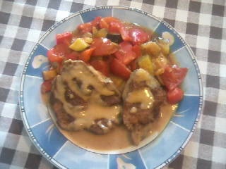 Krkovička s cibuľovou omáčkou a pistom (fotorecept) - obrázok 15