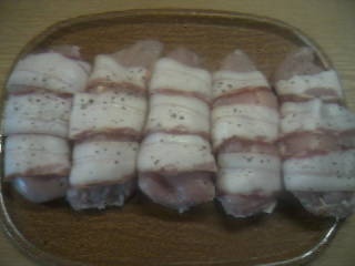 Kuracie prsia plnené kozou bryndzičkou preliate omáčkou (fotorecept) - obrázok 5