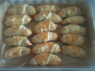 Čokoládovo-banánové minirohlíčky (fotorecept) - obrázok 12