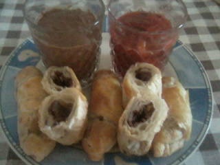 Čokoládovo-banánové minirohlíčky (fotorecept) - obrázok 13