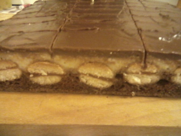 Piškótovo-piškótový koláč (fotorecept) - obrázok 7