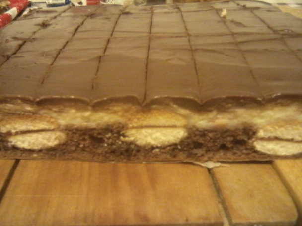 Piškótovo-piškótový koláč (fotorecept) - obrázok 8