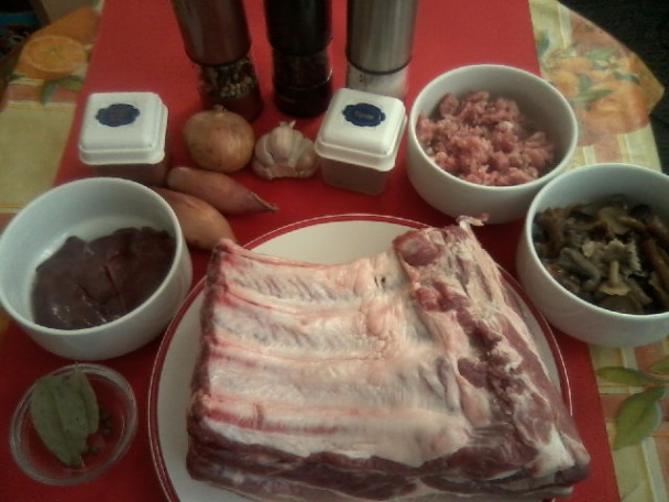 Plnené pečené prasiatko (bôčik) (fotorecept) - obrázok 1