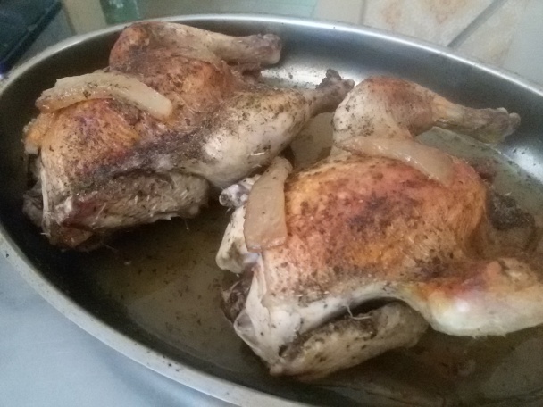 Baby kura na majoráne so slaninou (fotorecept) - obrázok 2