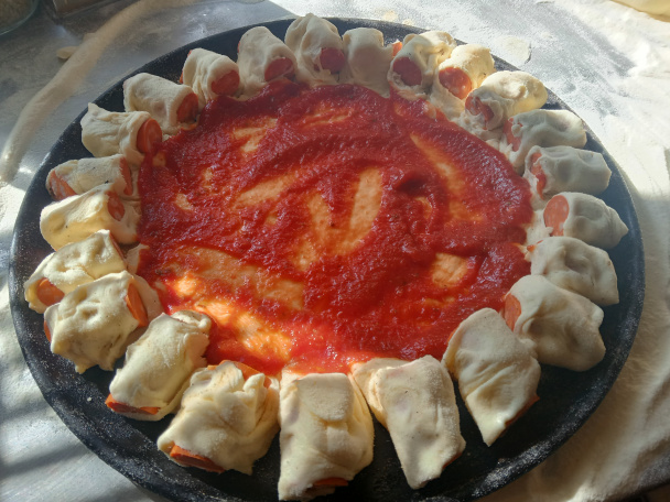 Pizza cachorro di quento (fotorecept) - obrázok 2