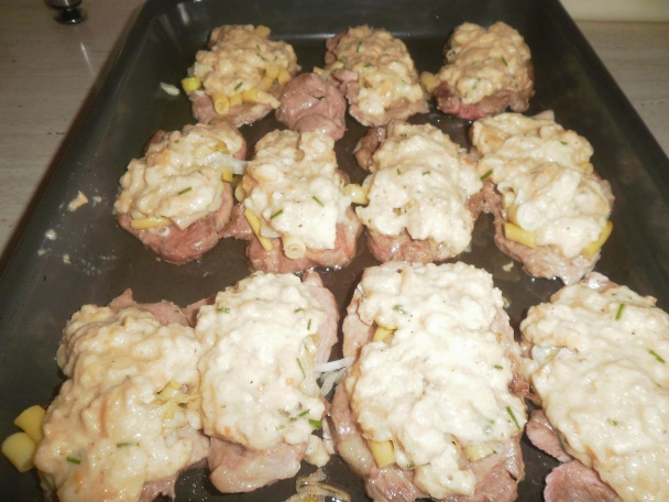 Bravčové zapečené so zelenou fazuľkou a pórom - obrázok 3