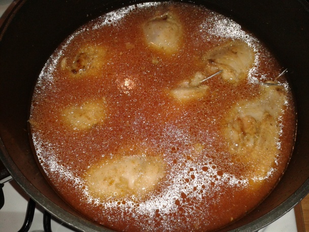 Vykostené plnené stehná s ryžou a kroketami (fotorecept) - obrázok 6