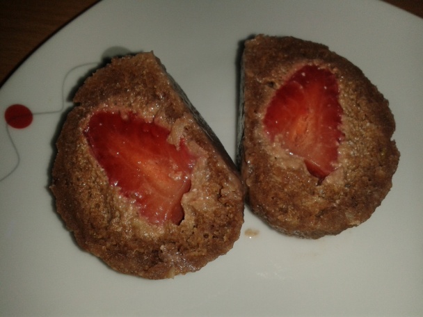 Tvarohovo-kakaové gule s jahodami (fotorecept) - obrázok 8