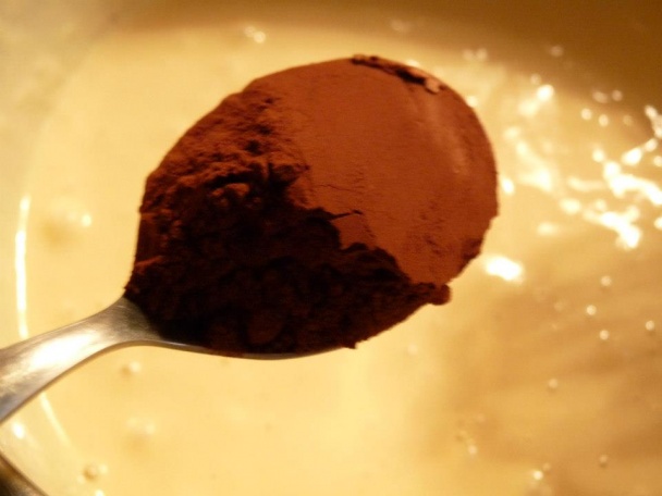 Kakaový koláč s jablkami (fotorecept) - obrázok 2