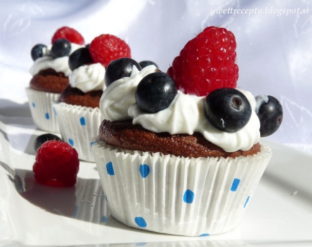 Ovocné muffiny s tvarohom (fotorecept) - obrázok 6