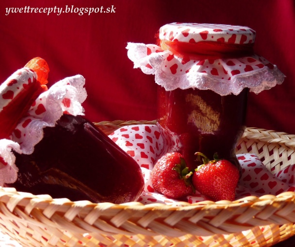Domáci jahodový džem a ovocná torta s jahodami (fotorecept) - obrázok 6
