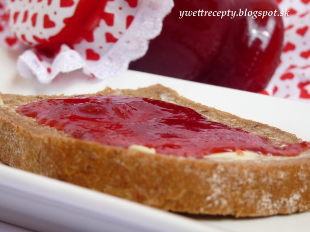 Domáci jahodový džem a ovocná torta s jahodami (fotorecept) - obrázok 7