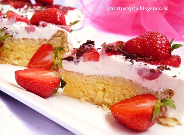 Domáci jahodový džem a ovocná torta s jahodami (fotorecept) - obrázok 8