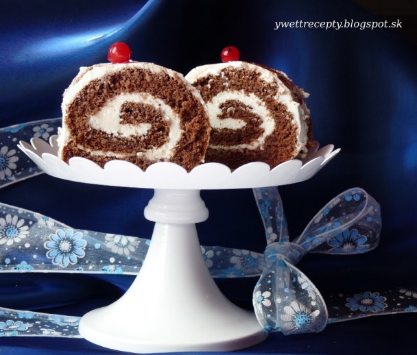 Kakaová roláda s tvarohom (fotorecept) - obrázok 5