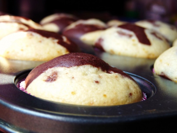 Mramorové muffiny s čokoládou (fotorecept) - obrázok 6