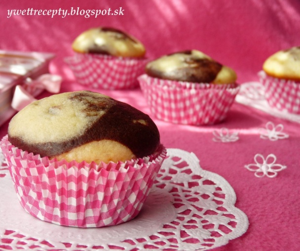 Mramorové muffiny s čokoládou (fotorecept) - obrázok 8