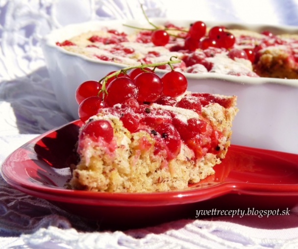 Ríbezľovo-lieskovcový koláč (fotorecept) - obrázok 7