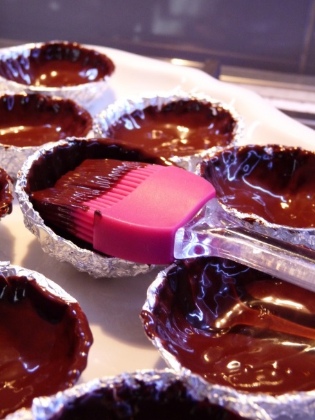 Čokoládové nepečené košíčky (fotorecept) - obrázok 5