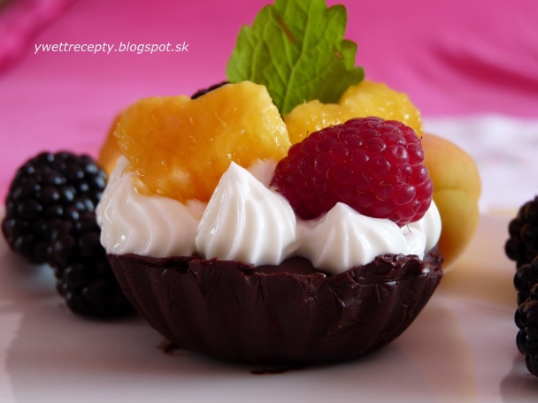 Čokoládové nepečené košíčky (fotorecept) - obrázok 9