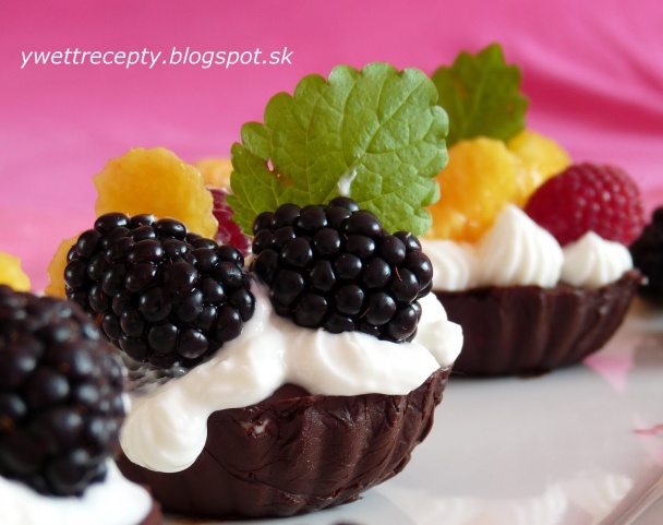 Čokoládové nepečené košíčky (fotorecept) - obrázok 10