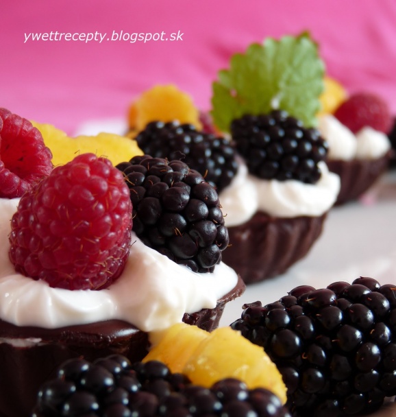 Čokoládové nepečené košíčky (fotorecept) - obrázok 11