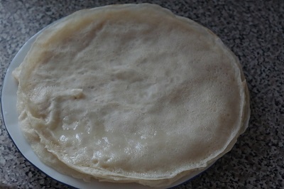Slané plnené palacinky (fotorecept) - obrázok 1