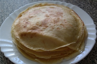 Zapekané slané palacinky (fotorecept) - obrázok 1