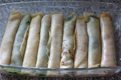 Zapekané slané palacinky (fotorecept) - obrázok 5