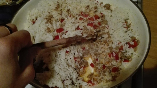 Zapekaný kel s mletým mäsom a ryžou (fotorecept) - obrázok 4